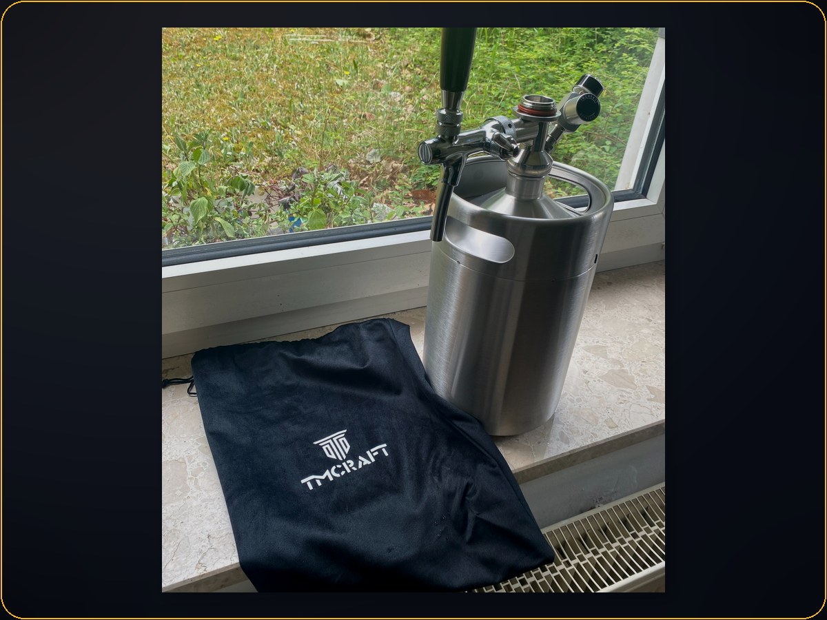 5L Edelstahl-Zapfanlage / Mini Keg